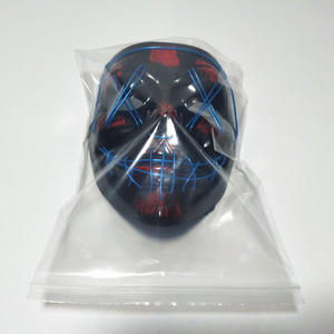 Maschera LED al Neon per Halloween, Maschera Luminosa per Feste in Maschera, Maschere Divertenti per Cosplay e Costumi - Product Image 6