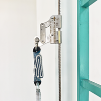 Pince à corde de vente chaude capacité de charge élevée de qualité industrielle pour la construction de sauvetage en acier durable extérieur facile à utiliser