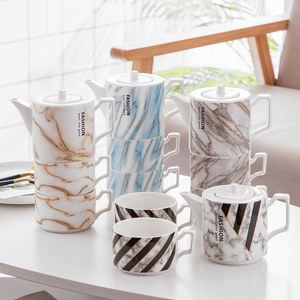 2023 New Arrival China Factory Price One Pot With Two Cups <b>Mug</b> Custom Coffee Set - Product Image 3