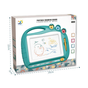 Bambino Puzzle educazione imparare giocattoli per la scuola di colore medio tavolo da disegno timbro a colori cancellabile per scrivere Pad in plastica PP 22x3x28cm - Product Image 4