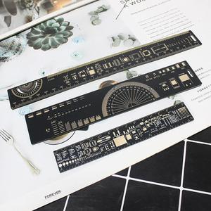 3 Type 1 Set 15cm 20cm 25cm PCB Ruler Multi-functional Measuring Tool <strong>Resistor</strong> Capacitor Chip IC <strong>SMD</strong> Diode Transistor - Product Image 2