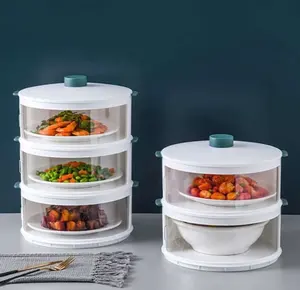 2024 многоразовый бытовой PP теплый прозрачный контейнер, оставленный поверх упаковки, кухонный поднос для гостиницы, пластиковый чехол для еды