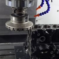 RUIZUAN CNC Diamant PCD CBN outil de tournage pleine face fraise PCD insert rond RNMN RNGN pour le resurfaçage des blocs de culasses
