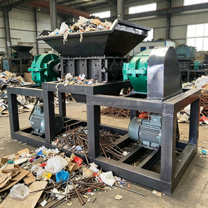 Broyeur industriel pour seaux en fer et en peinture, pneus et déchets plastiques, broyeur d'appareils électroménagers avec <span class=keywords><strong>moteur</strong></span> 55KW, fabriqué en Chine - Product Image 2