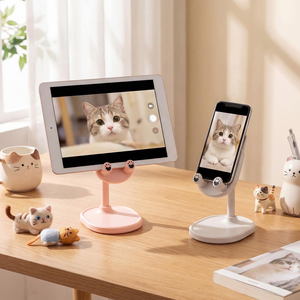 Soporte para Teléfono con Diseño de Gato Adorable, Altura Ajustable para una Visualización Multiángulo - Product Image 5