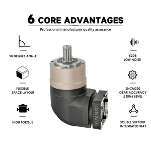 Réducteur planétaire haute vitesse série EVL, garantie 1 an, ODM, couple 40-1200 Nm, rapport 3-100:1 pour servomoteurs/moteurs pas à pas - Product Image 5