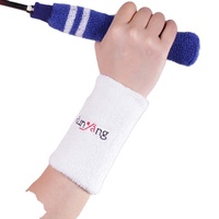 Vente en gros Bandeau de poignet Bandeaux de poignet en coton respirant Logo personnalisé Support de poignet de protection