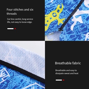 Custom Solid Black Polyester Microfiber Neck Gaiter Seamless Bandana for Sun Protection Cooling Wholesale Summer <strong>Face</strong> <strong>Cover</strong> - Product Image 4
