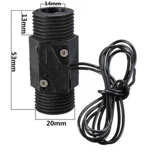 AC 220V 3A interruttore magnetico del flusso di acqua resistente alla pressione del liquido per il livello dell'acqua pompa interruttore sensore di flusso per la saldatura macchina da taglio - Product Image 2