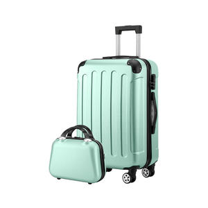 กระเป๋าเดินทางขนาดเล็กกระเป๋าเดินทางขนาด14นิ้วสีเขียวอ่อน - Product Image 5