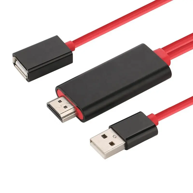 Xput-Cable adaptador USB a HDTV 1080P, convertidor de teléfono móvil a HDMI, compatible con IOS y Android