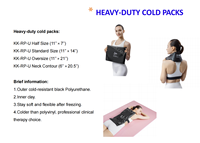 Pack d'argile réutilisable, Hot Cold Therapy Compress Clay Ice Heat Pack