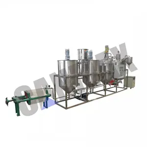 Food Grade Stainless Steel Cooking Extraction And Refined Linseed Sunflower Oil Refining Machine