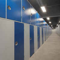Unités de stockage publiques en acier robuste et modernes pour entrepôts et centres de stockage en libre-service