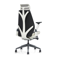 Chaise pivotante de bureau confortable avec dossier haut et appui-tête, chaise de conférence pour le personnel de bureau à domicile