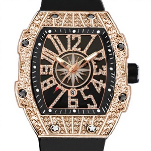 Reloj de Cuarzo de Alta Gama Zido, Modelo Sunflower para Hombre, Caja de Aleación, Calendario, Diamantes, Puntero Luminoso, Correa Acrílica - Product Image 3