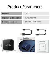Adaptateur CarPlay sans fil 3 en 1 de fabrication OEM, compatible avec YouTube et Netflix pour Android Auto AI Box