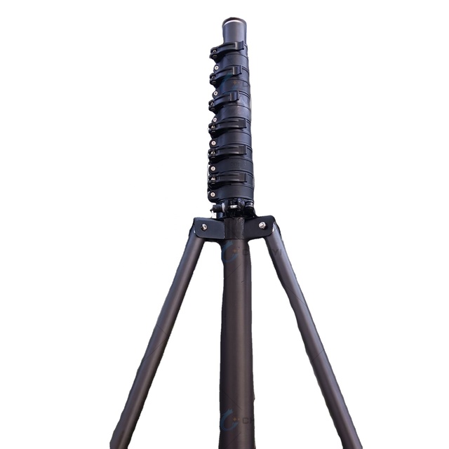 Big Tripod 7 Meters Camera Tripod Stand Carbon Fiber Telescopic Pole for Camera Mast Antenna