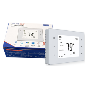 Contrôleur de température intelligent WiFi pour CVC, 24V AC 3H2C, thermostat programmable pour pompe à chaleur, pour le contrôle climatique domestique - Product Image 1