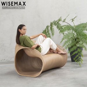WISEMAX Meubles de luxe Design Showroom Meubles d'affichage Meubles de designer Canapés simples Chaise d'art en bois Italie pour la maison Hôtel - Product Image 3