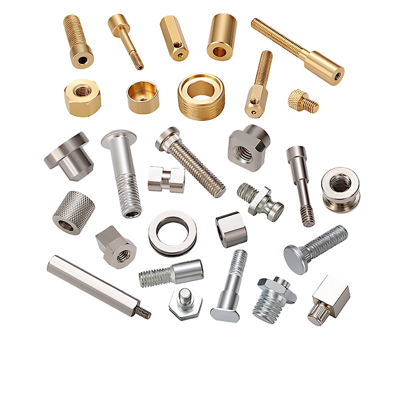 Non-standard Precision Hardware Components Stainless Steel Brass Custom Sizes Durable Automatic Lathe Parts CNC Machining for