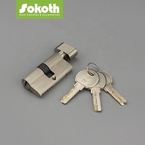 Cilindro de bloqueo de aleación de zinc, perfil de 60mm, 70mm, con llave maestra, precio barato - Product Image 2