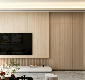 Puerta Interior Moderna Minimalista de Madera sin Marco, Oculta e Invisible, con Aislamiento Acústico, para Casa, Villa, Apartamento, Dormitorio, Secreta - Product Image 4