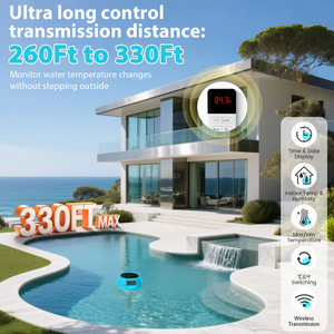 Luz LED RGB Sumergible IP68 para Piscina, Decoración Flotante, Termómetros para Piscina, Luz Inalámbrica - Product Image 4