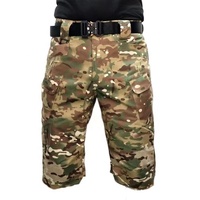 Shorts d'été tactiques longueur genou pour hommes Camouflage extérieur Camping salopette grande taille séchage rapide Nylon fermeture éclair poche pantalon court