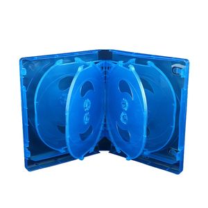 Boîte de rangement portable multicouche pour 10 disques CD/<span class=keywords><strong>DVD</strong></span>, <span class=keywords><strong>en</strong></span> plastique transparent épaissi, double face, pour organiser et protéger les vidéos - Product Image 1