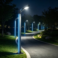 Éclairage paysager LED AC extérieur haut de gamme à double tête, qualité ingénierie, étanche IP65, profil en aluminium
