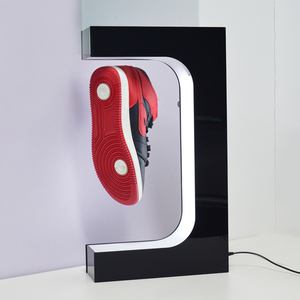 Espositore Magnetico a Levitazione per Scarpe <span class=keywords><strong>con</strong></span> Illuminazione Supporto Fluttuante Girevole per Esposizione Pubblicitaria e Fiere - Product Image 5