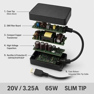 <span class=keywords><strong>Chargeur</strong></span> d'ordinateur portable fin 65W 20V 3.25A pour <span class=keywords><strong>Lenovo</strong></span> ThinkPad T440 T450 T460 T470 T480 <span class=keywords><strong>X1</strong></span> <span class=keywords><strong>Carbon</strong></span> Adaptateur ADLX65NDC3A - Product Image 3