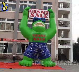 広告ビルボードカスタマイズされたロゴ巨大プロモーションインフレータブルゴリラ - Product Image 2