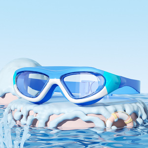 Gd Chất lượng cao trẻ em bơi lội kính chống sương mù UV bảo vệ không thấm nước giải trí đầy màu sắc rộng xem - Product Image 4