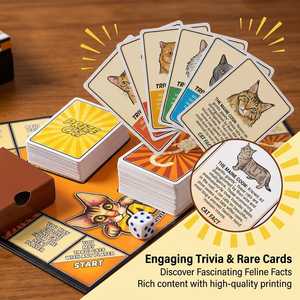 Jeu de société personnalisé sur le thème des chats OEM ODM pour soirées en famille et <span class=keywords><strong>quiz</strong></span> - Product Image 3