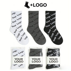 ถุงเท้ากีฬาซับเหงื่อ สีขาว เทา ดำ พร้อมตัวเลือกสีและโลโก้สั่งทำพิเศษ <span class=keywords><strong>ราคา</strong></span>โรงงาน ผลิตจากผ้าฝ้าย 100% - Product Image 1