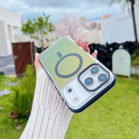 Coque de téléphone magnétique puissante Chameleon pour iPhone 17 Pro Max 11 X 15 Plus 16E 18 Pro