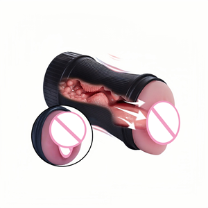 Masturbateur Masculin Réaliste Effet <span class=keywords><strong>Bouche</strong></span> et Vagin, Godet de Masturbation Profonde pour Hommes - Product Image 1