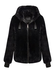 Chaqueta Gruesa de Piel Sintética de Cordero Mongol para Mujer, Tejida, Lisa, Impermeable, Invierno 2022, Venta al Por Mayor - Product Image 1
