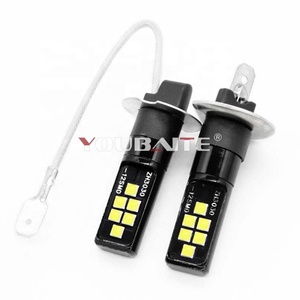 H3 3030 12SMD H1 높은 전원 자동차 LED 헤드 라이트 슈퍼 밝은 자동 안개 램프 화이트 - Product Image 2