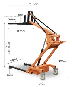 מלגזה קטנה ידנית משאית הידראולית חשמלית ניידת הרמה וטיפול אוטומטי, משאית ערימה קלת משקל