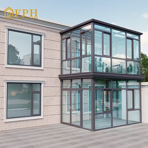 Porte e Finestre in Alluminio <span class=keywords><strong>a</strong></span> Taglio Termico Personalizzate per Terrazza e Giardino di Villa, con Vetro Temperato - Product Image 6