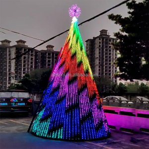Ngoài trời lập trình RGB LED <span class=keywords><strong>Pixel</strong></span> chuỗi đèn DMX điều khiển kỳ nghỉ Cây giáng sinh Motif ánh sáng - Product Image 1