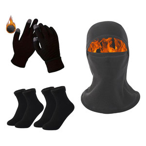 Winter Cycling Face Mask <b>Neck</b> <b>Warmer</b> Fleece Windproof Ski Hat One Size Polyester Outdoor Sports Headgear - Product Image 2