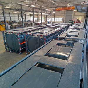 Contenedor Cisterna de Acero Inoxidable ISO de 20FT 40FT para Transporte de Productos Químicos, Ácidos, Sodas y Álcalis - Product Image 2