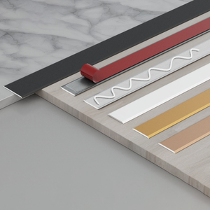 Bande de transition plate et droite en alliage d'aluminium doré titane robuste pour la protection et la décoration des bords de carreaux de <span class=keywords><strong>sol</strong></span> - Product Image 2
