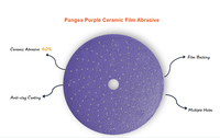 Qualité 3M 737u 	 Disque de ponçage en céramique spirale multi-trous violet de 6 pouces pour ponçage industriel automobile