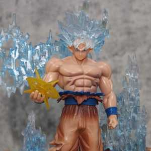 Figura de <span class=keywords><strong>Anime</strong></span> de Goku Super Saiyan de 33 cm con Cabezas Intercambiables, Modelo de Acción de PVC Japonés Coleccionable para Exhibición - Product Image 4