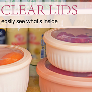 Juego de 8 Tazones Apilables de Plástico con Tapas, Organizador de Refrigerador con Degradado Rosa, Herméticos y Encajables - Product Image 6